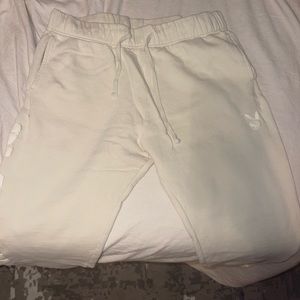 Playboy Sweat Pants - Size Large - Cream color